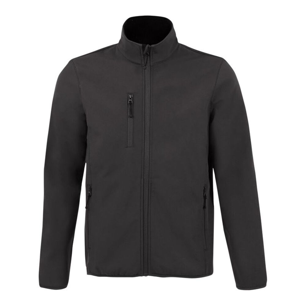 SOLS Mens Radian Soft Shell Jacket / Charcoal